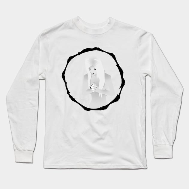 Quelaag's Sister, "The Fair Lady" Long Sleeve T-Shirt by Miebk